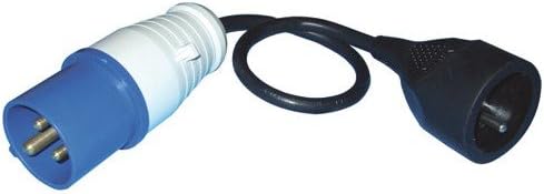 Detalle 2 de Electraline 20848043M Adaptateur pour caravanne Bleu