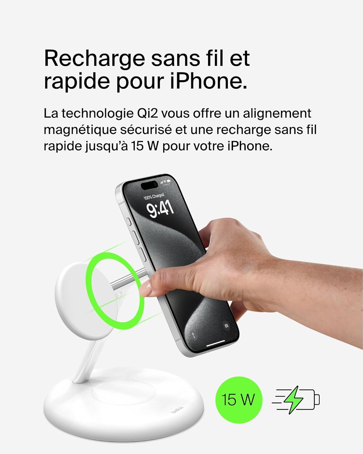 Thumbnail 1 de Belkin BoostCharge Pro station 15 W