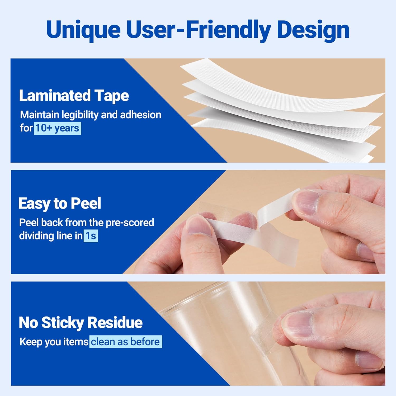 Thumbnail 3 de Markurlife 6er-Set Ersatzband TZe-131, 12 mm x 8 m, klar für Brother P-Touch