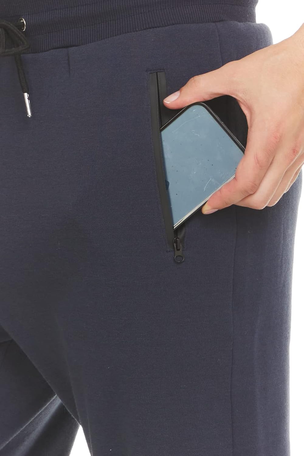 Detalle 2 de PURE CHAMP Mens Sweatpants 3 Pack Fleece Active Joggers with Zipper Pockets