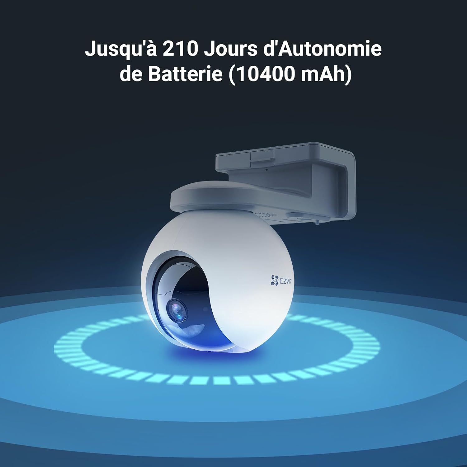 Detalle 2 de EZVIZ CB8 caméra 2K sur batterie 10400mAh