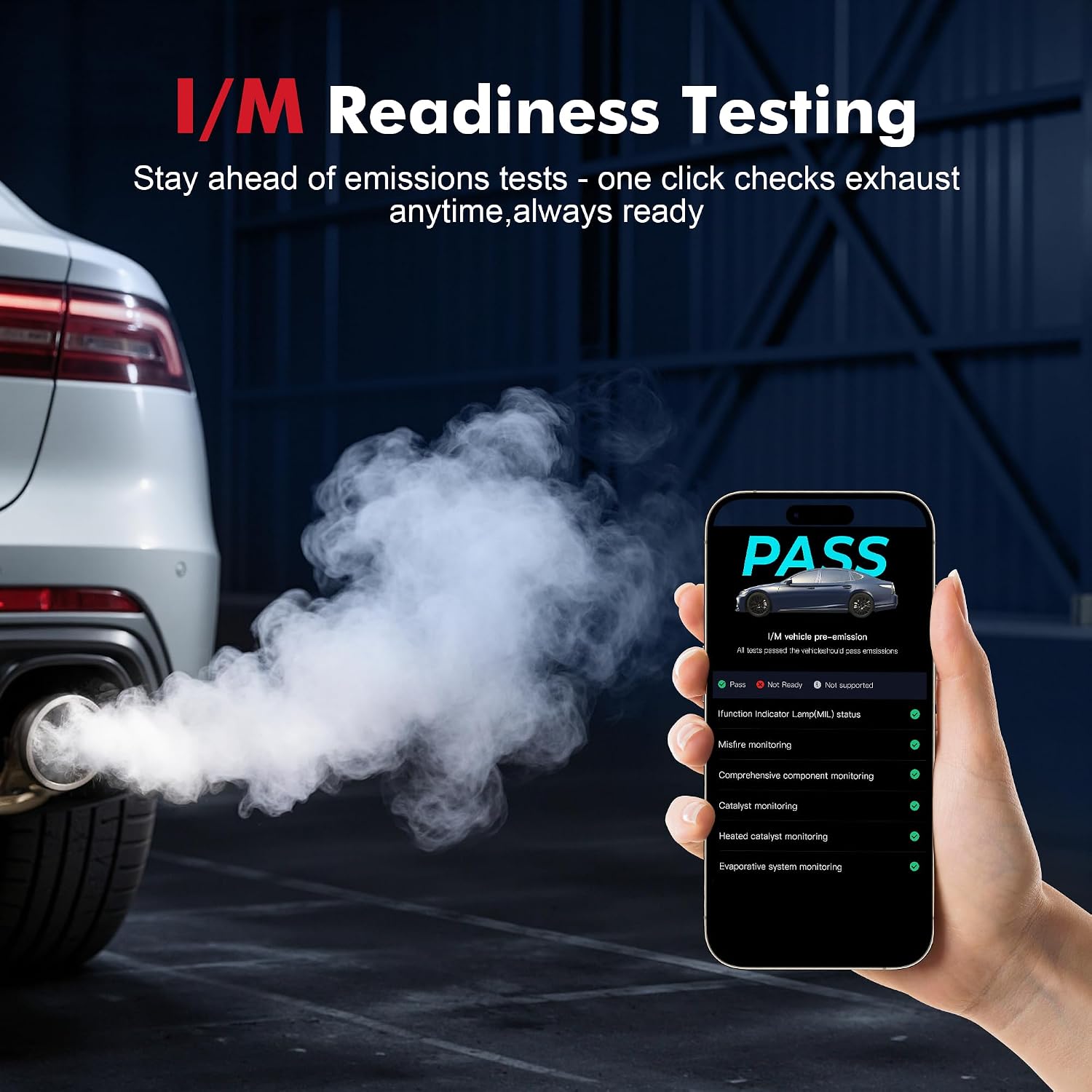 Detalle 2 de GOOLOO DEEPSCAN DS100 OBD2 Bluetooth scanner for full-system diagnostics with AutoVIN, resets and HUD display