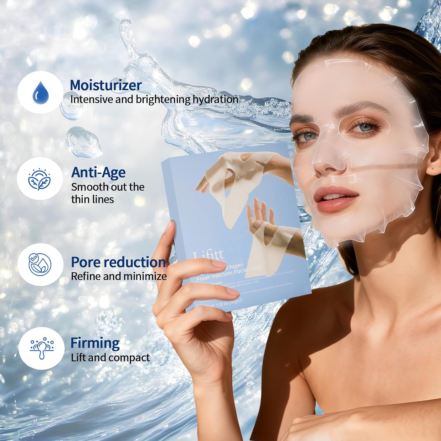 Thumbnail 2 de Tpubmity masque collagène visage 5