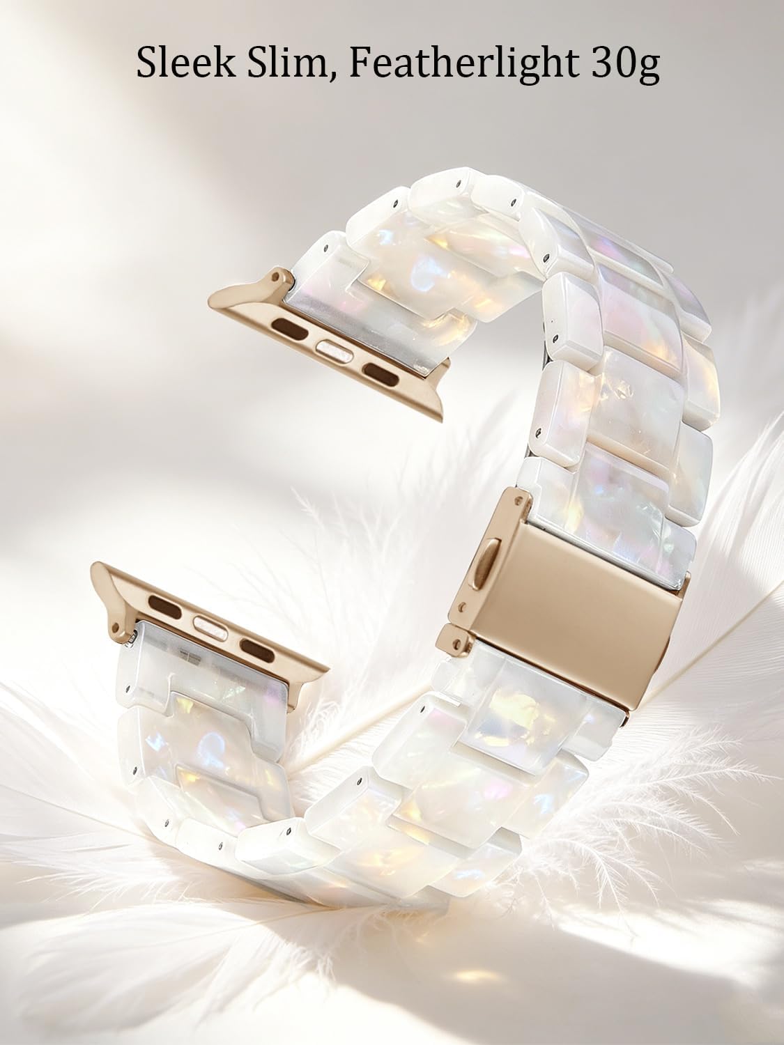 Detalle de V-MORO Resin Band for Apple Watch Series 7-11