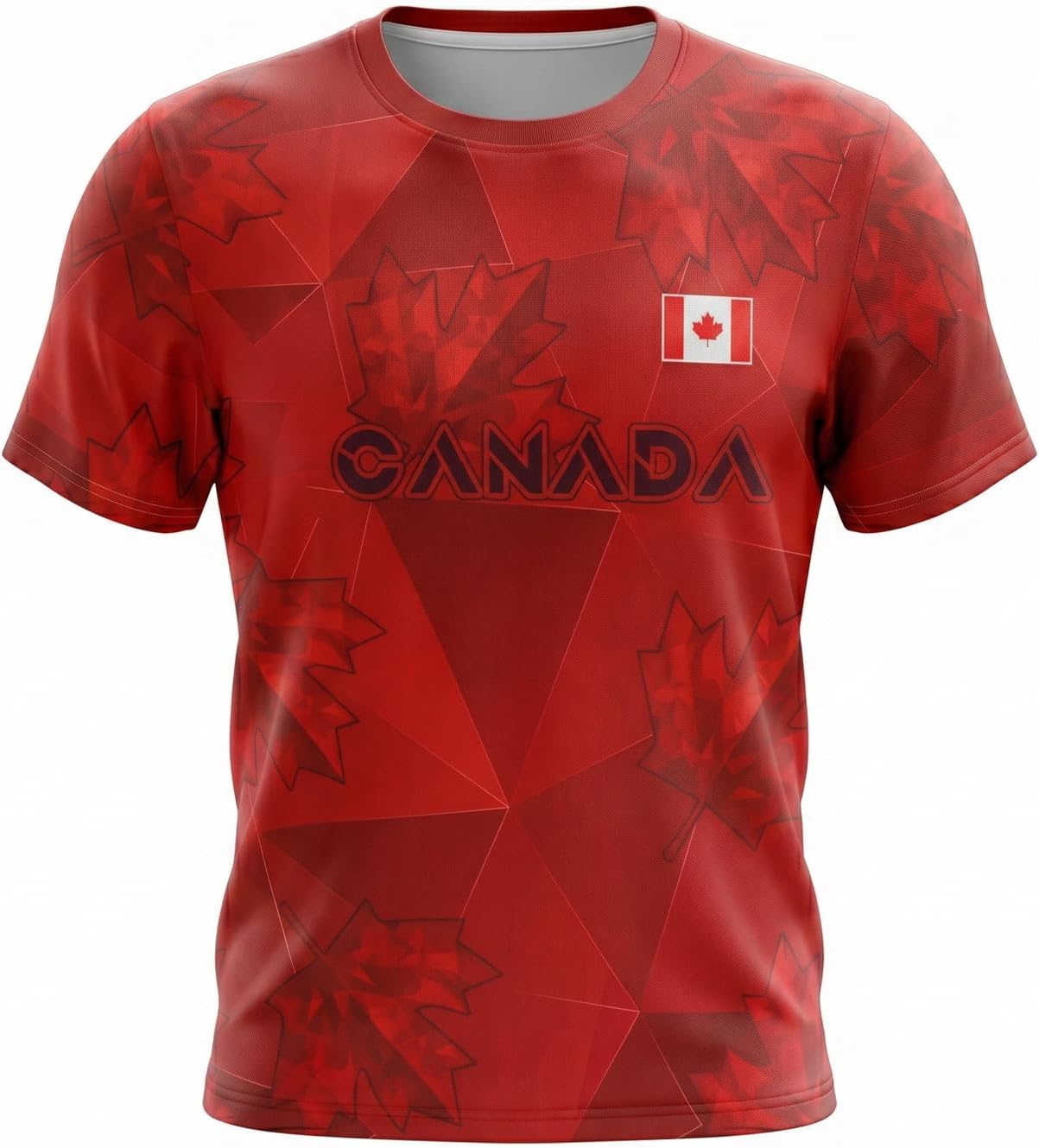 Detalle de KARAZZO Soccer T-Shirt, 3D-Printed Polyester Short-Sleeve Fan Shirt