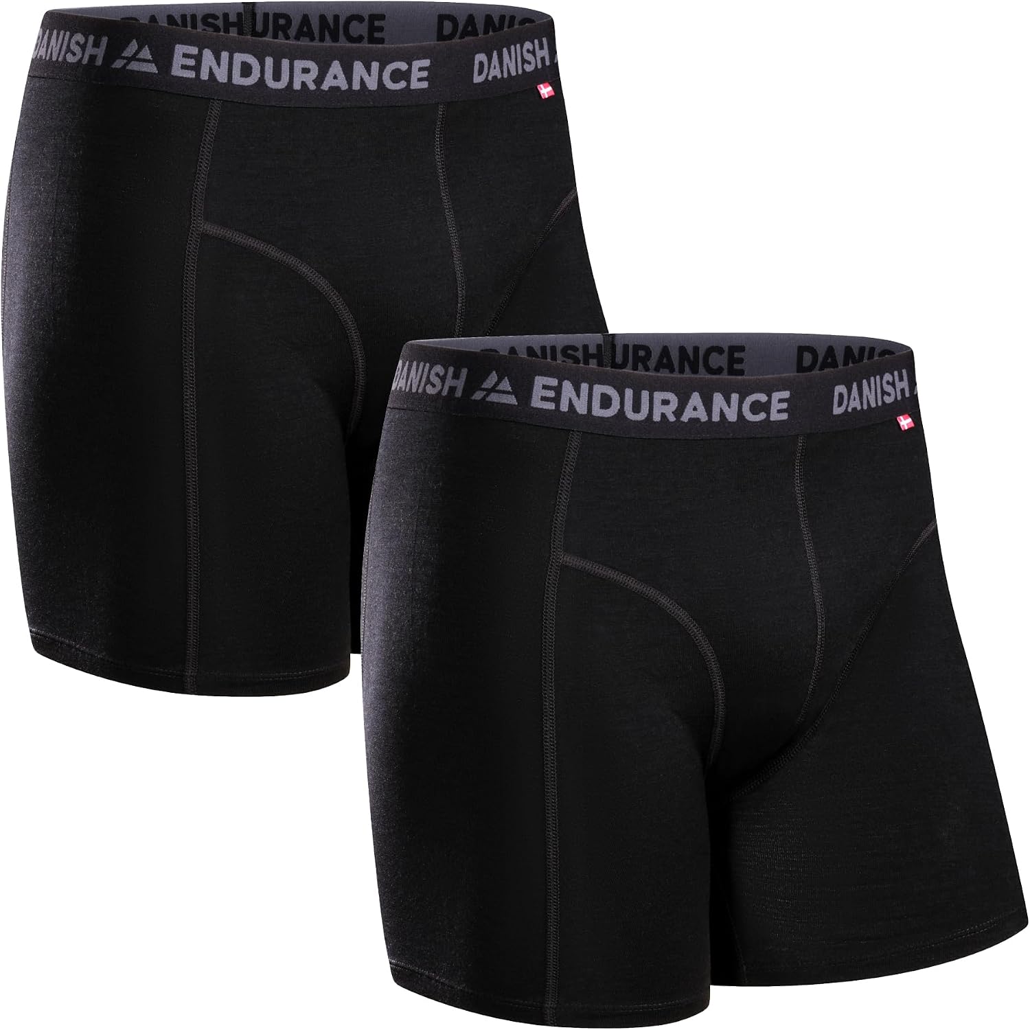 Thumbnail 6 de DANISH ENDURANCE Merino Boxershorts Herren (2er Pack) – Geruchsneutral, schweißableitend & atmungsaktiv