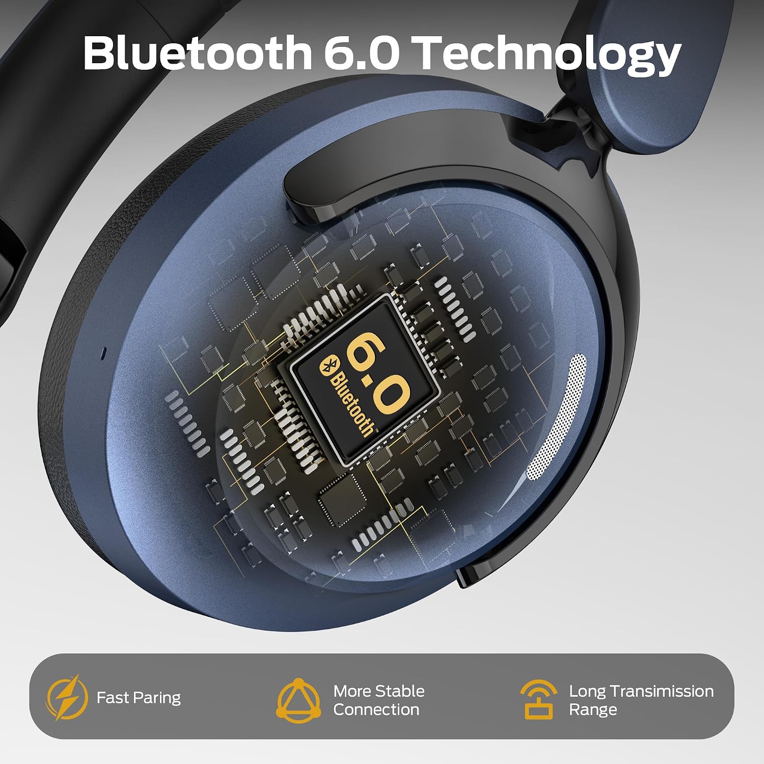 Thumbnail 6 de Monster Harmonic N20 ANC Over-Ear Headphones, Bluetooth 6.0, 40-Hour Playtime