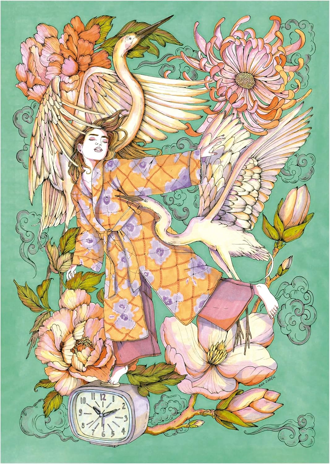 Thumbnail 1 de Educa puzzle 1000 pièces pour adultes Ana Jarén Réveil (48 x 68 cm) dès 14 ans