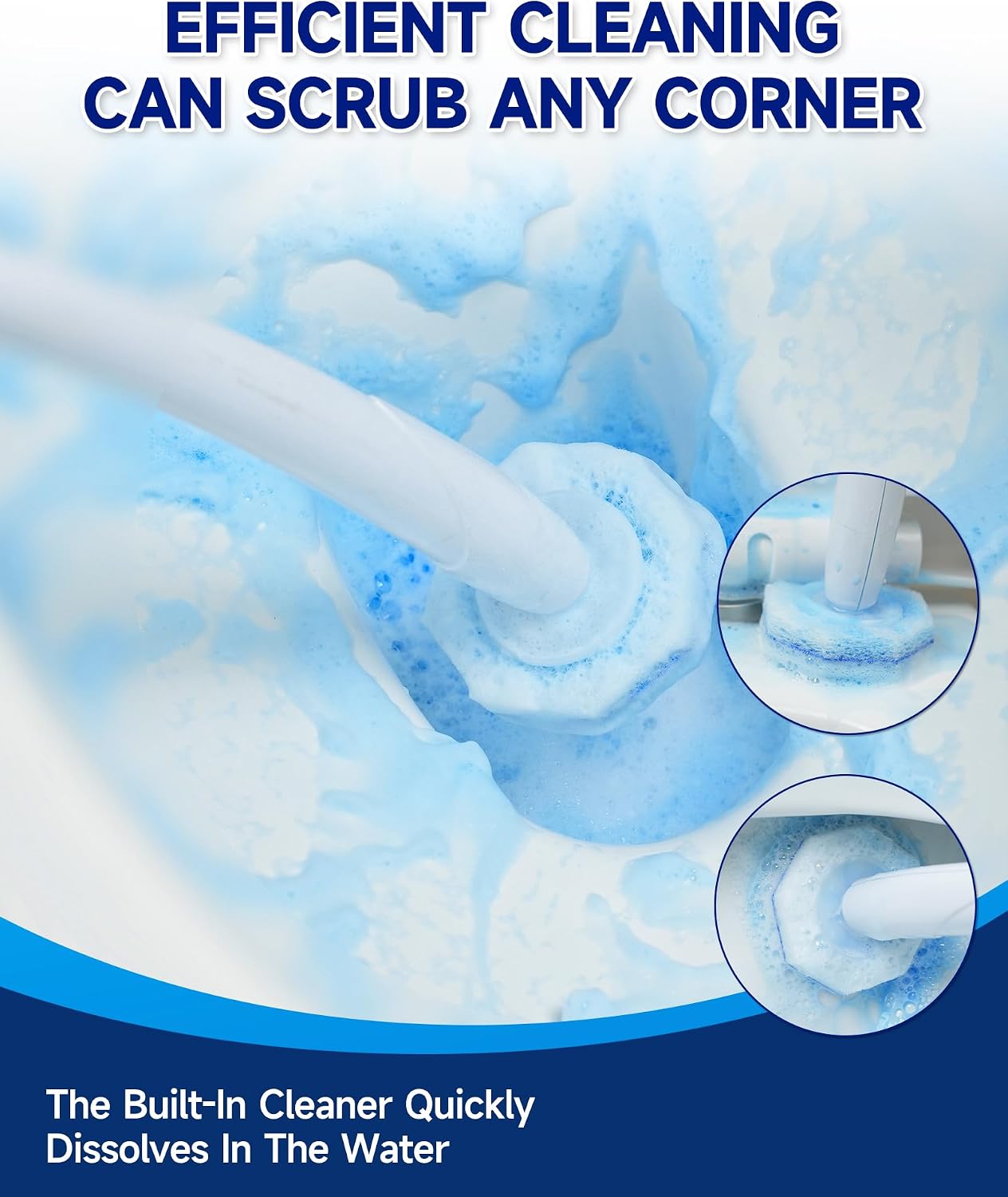 Thumbnail 4 de 80 Count Toilet Wand Refills for Clorox: 5X Cleaning Power & No-Fall-Apart Design