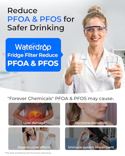 Thumbnail 7 de Waterdrop EDR4RXD1 Water Filter Replacement (3-Pack) for EveryDrop 4 — Compatible with Whirlpool/Maytag/KitchenAid