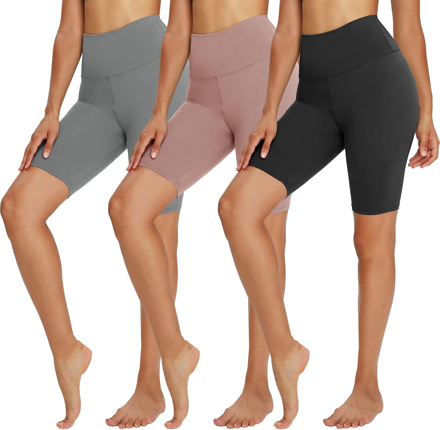 Thumbnail 5 de TNNZEET 3er Pack Radlerhose Damen High Waist – kurze Sportshorts mit nahtlosem Komfort