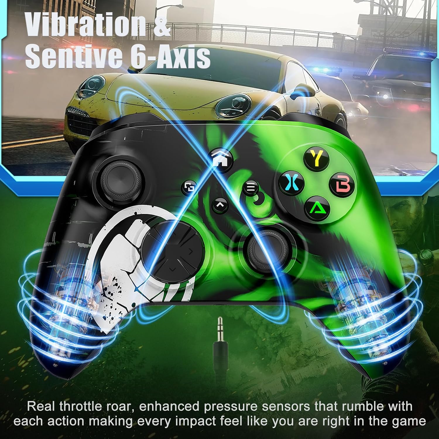 Thumbnail 5 de Gamrombo Wireless Controller for Xbox Series X|S, Xbox One, PC, iOS/Android