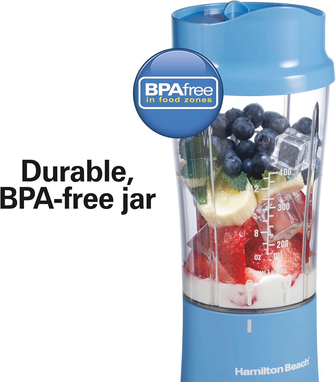 Thumbnail 6 de Hamilton Beach 14 Oz Portable Blender ๐ง