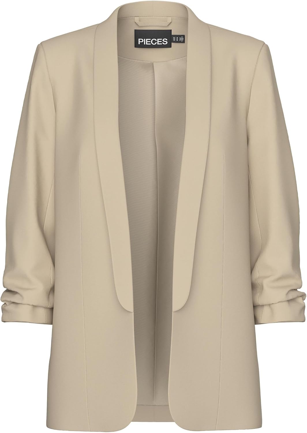 Detalle de PIECES Damenblazer PCBOSELLA mit 3/4-Ärmeln und leichtem Stoff