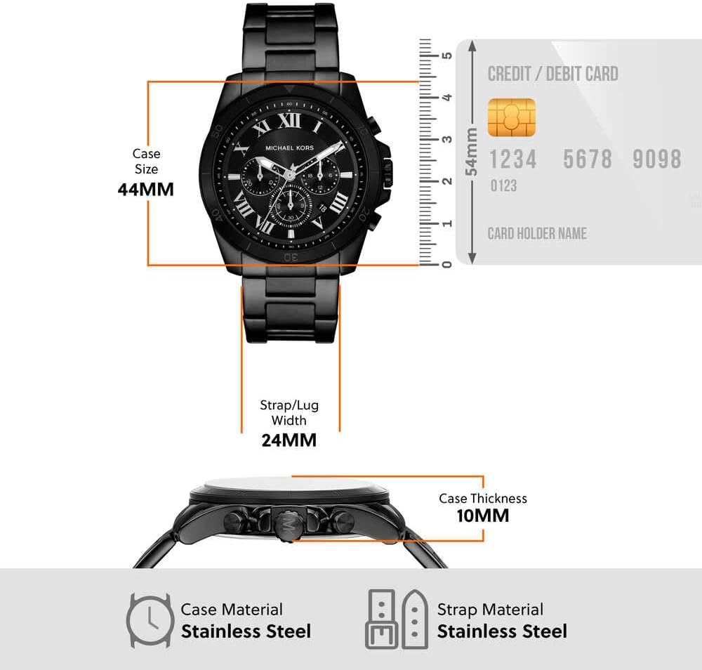 Thumbnail 6 de Michael Kors Alek pour Homme — Montre chronographe quartz avec bracelet acier inoxydable