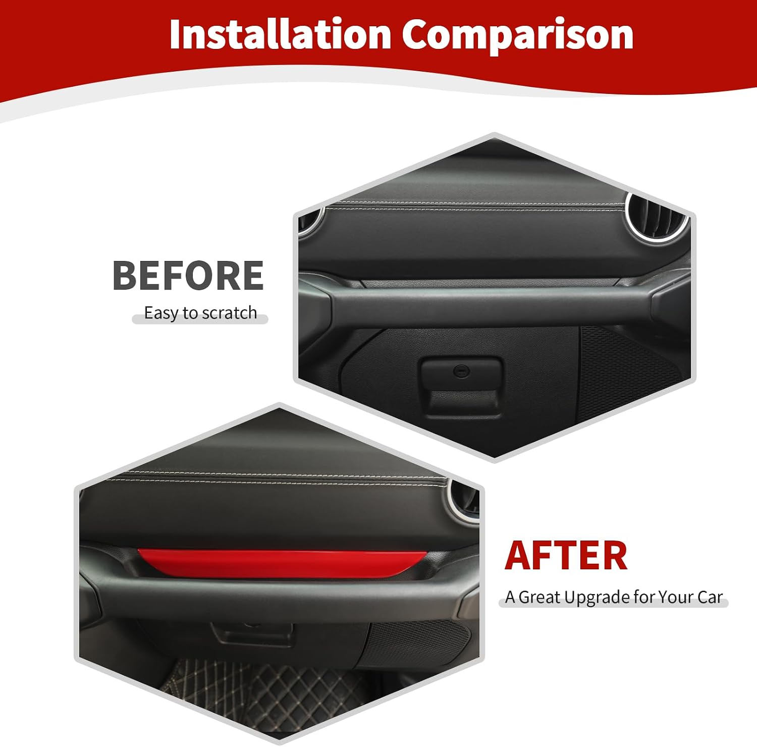 Detalle de JOSHELA Passenger Grab Handle Trim Cover in ABS