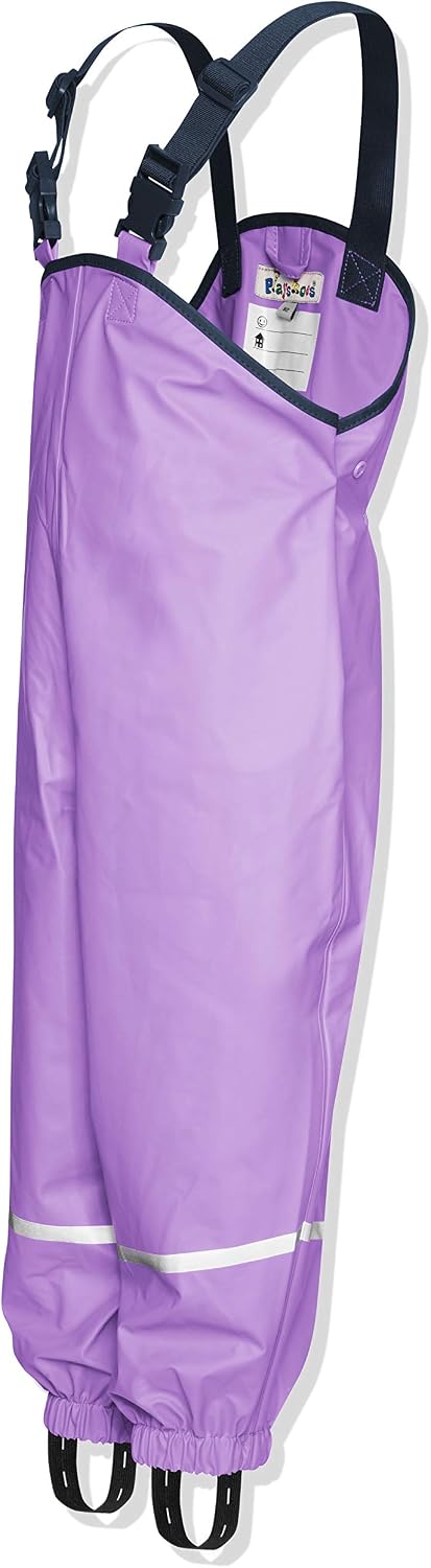 Thumbnail 3 de Playshoes Matschhose Regenlatzhose Ungefüttert – Unisex Kinder, Wind- und Wasserdicht, Flieder (98)