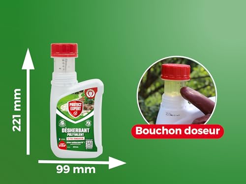 Thumbnail 3 de PROTECT EXPERT Désherbant Ultra Concentré Polyvalent – 400 ml, couvre jusqu’à 355 m²