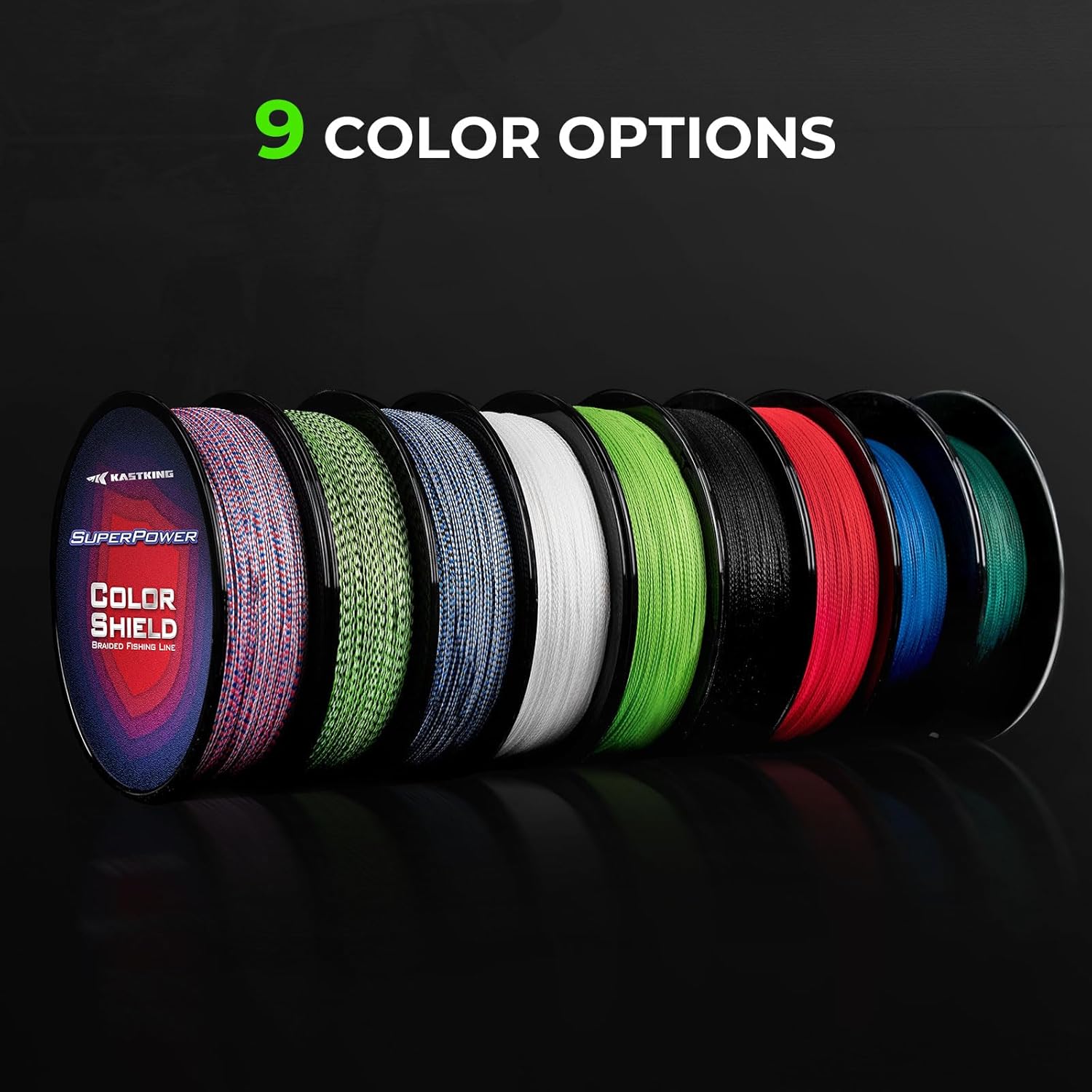 Thumbnail 4 de KastKing Superpower ColorShield Braided Fishing Line (solution dyed UHMWPE) for colorfast sensitivity