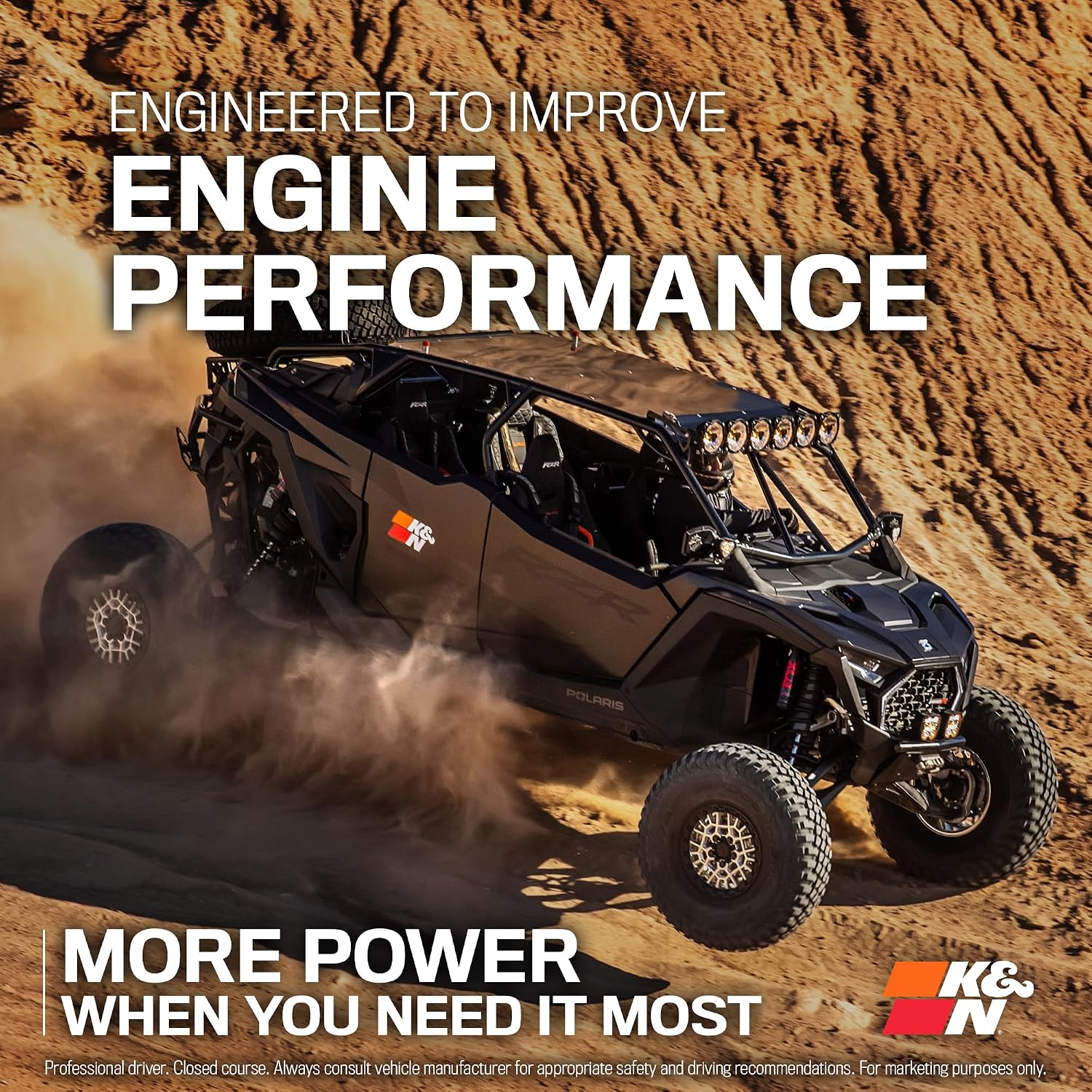 Detalle de K&N Powersport Air Filter KA-4093