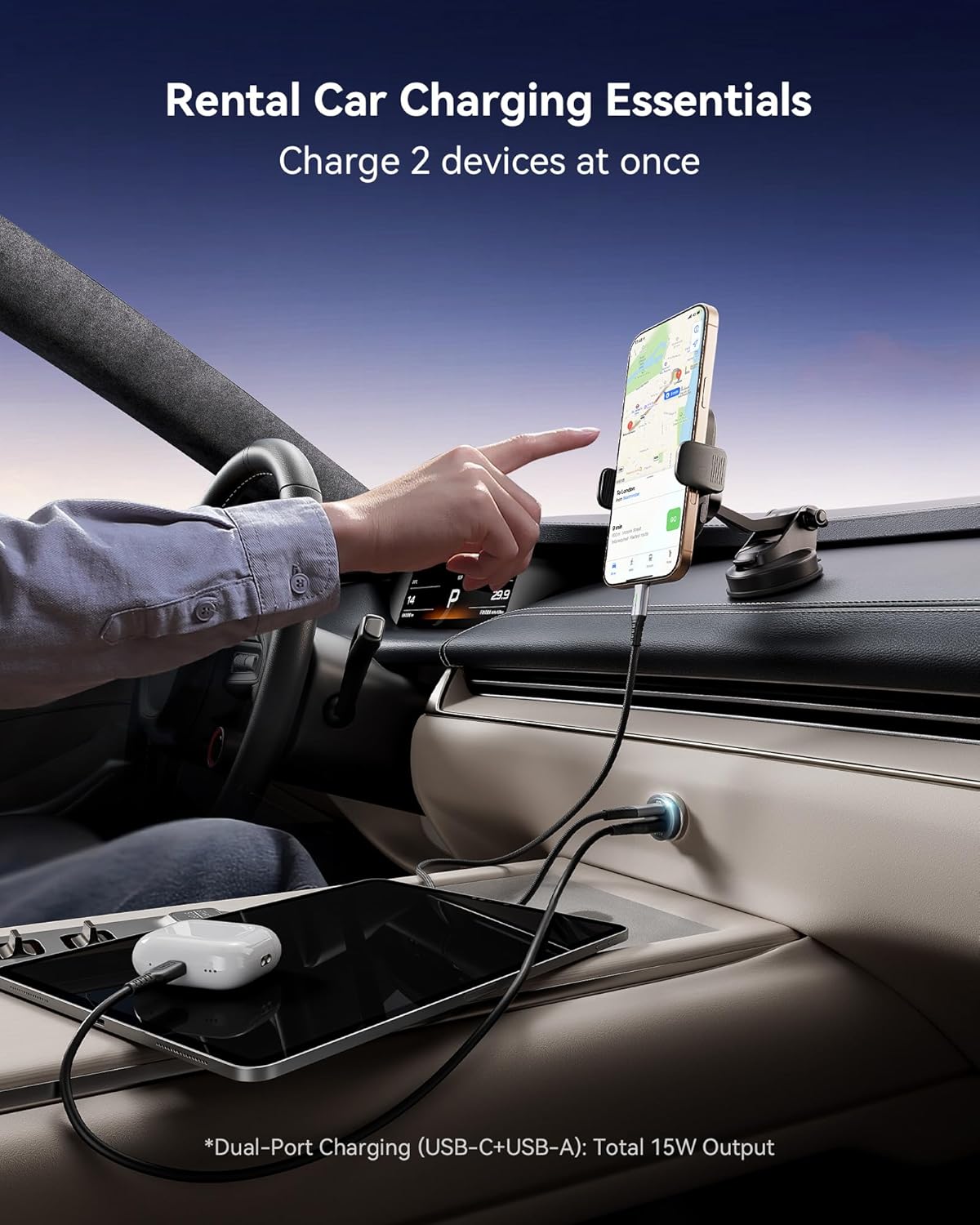 Thumbnail 5 de INIU Car Charger 60W with 100W 1m USB‑C cable