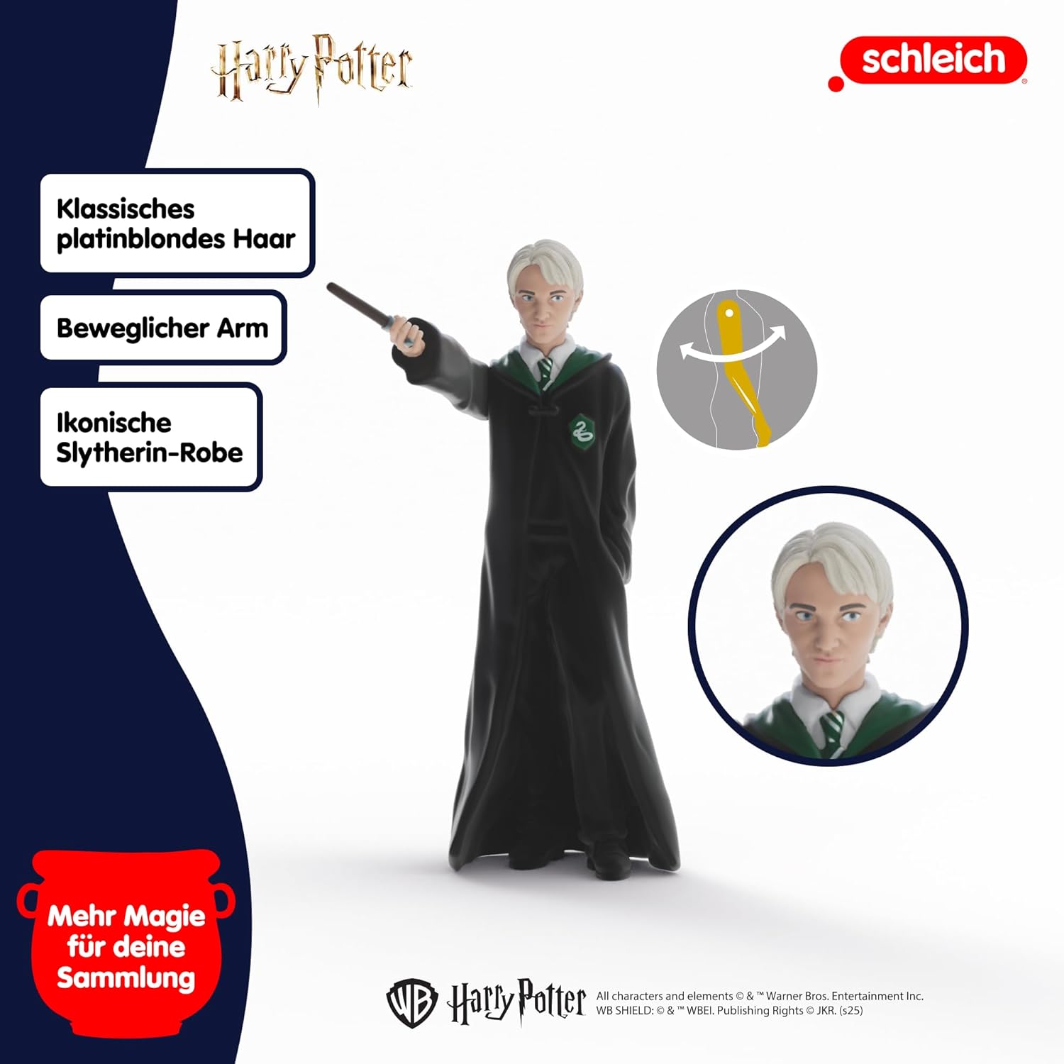 Detalle 2 de schleich Mad‑Eye Moody & Draco Malfoy 3‑teilig