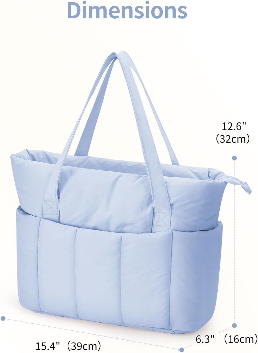 Thumbnail 5 de Narwey Handtasche Damen Shopper Tasche Groß – vielseitige, gut organisierte Tote mit Laptop-Schutz
