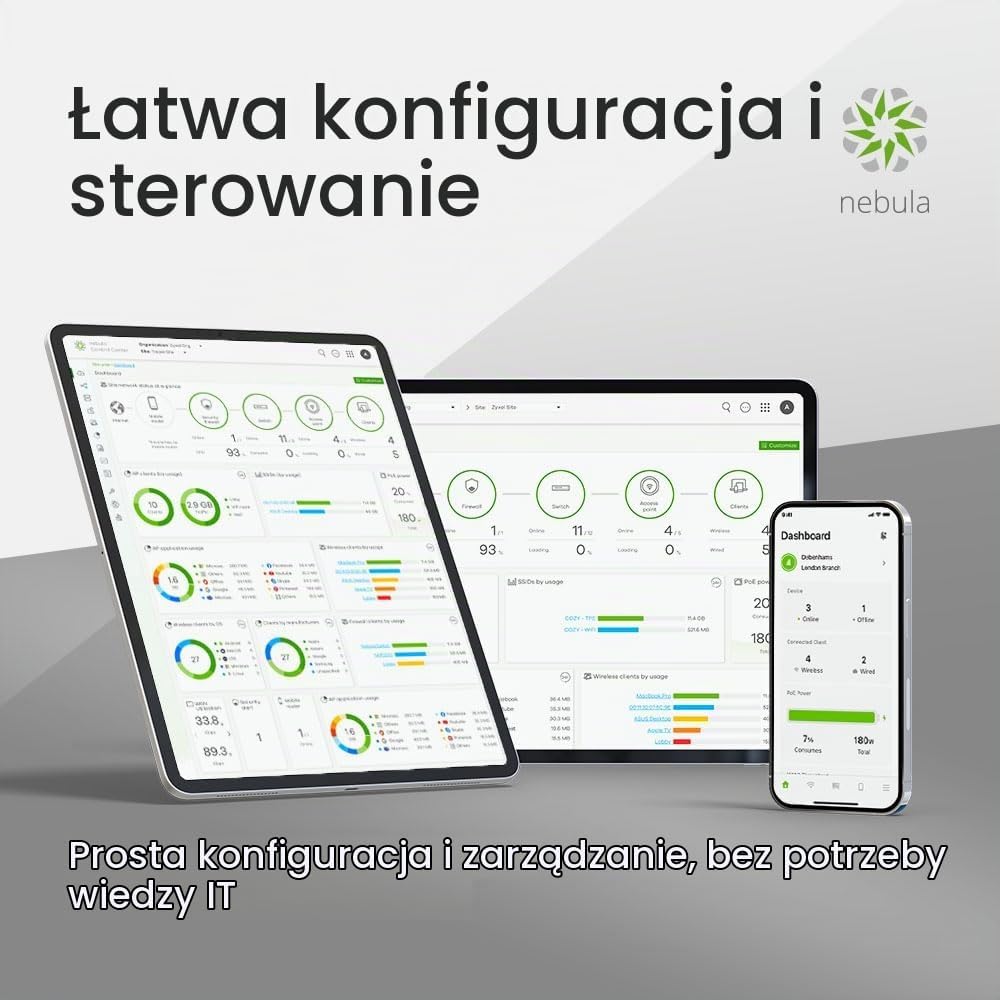 Detalle de Zyxel NWA55BE zewnętrzny punkt dostępowy Wi-Fi 7 BE5100, IP55, 2,5 GbE