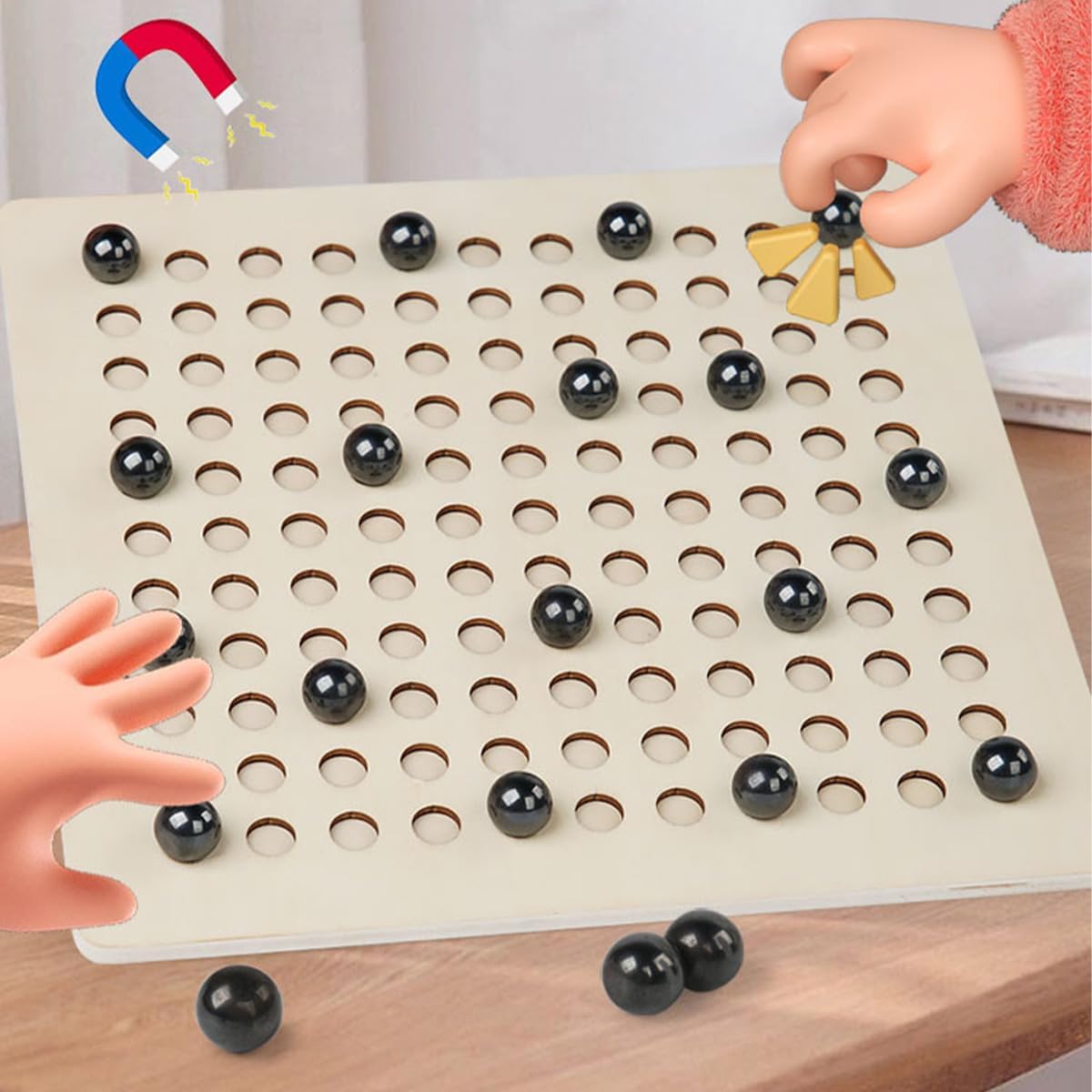 Detalle 2 de ZUNIPLEX Gioco degli scacchi magnetico: scacchiera magnetica portatile per viaggiare