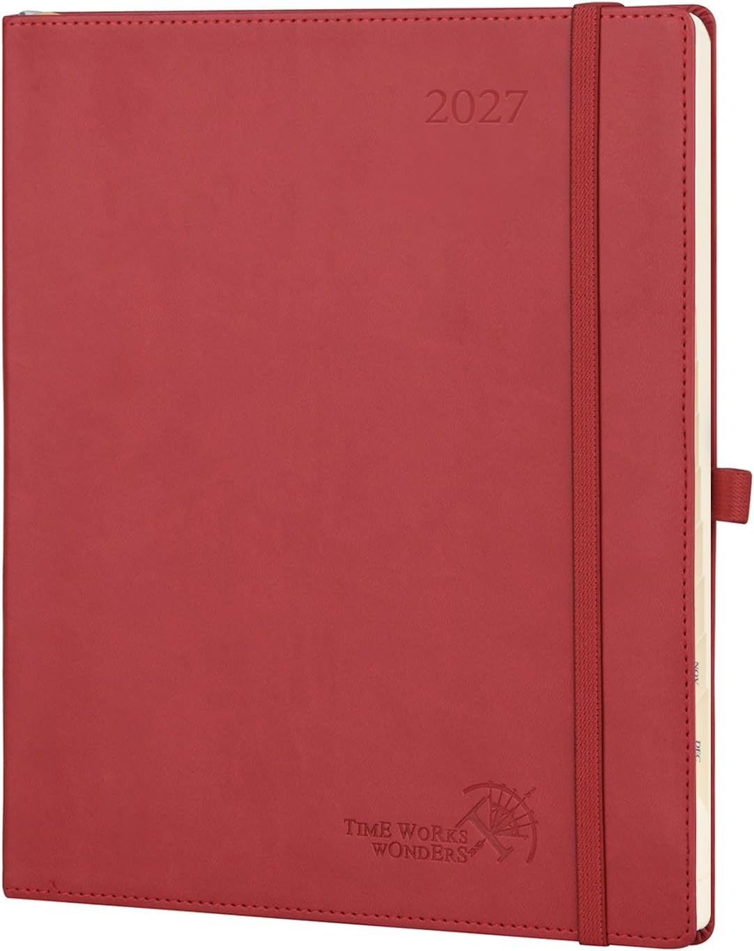 Detalle de POPRUN 2026-2027 Academic Planner, 8.5" x 10.5", Hourly Weekly & Monthly