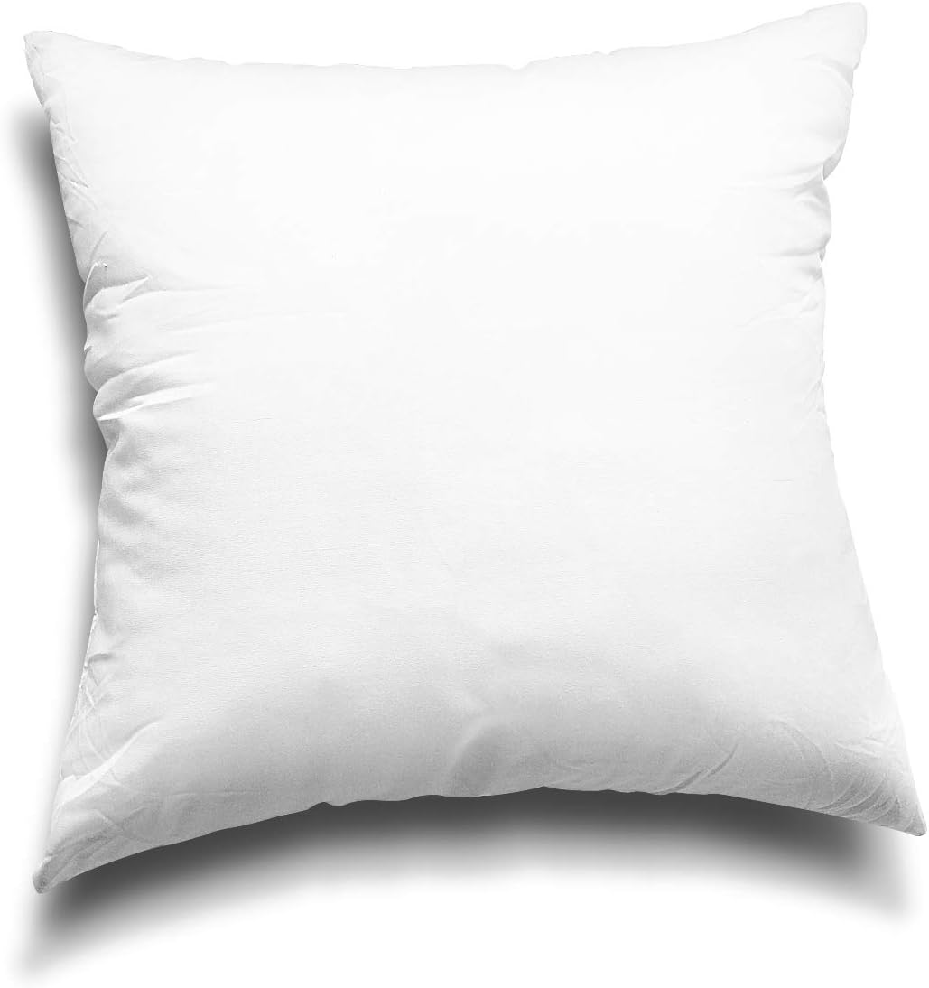 Detalle de EDOW Throw Pillow Inserts, Set of 4: Lightweight Down Alternative 18x18 (White)