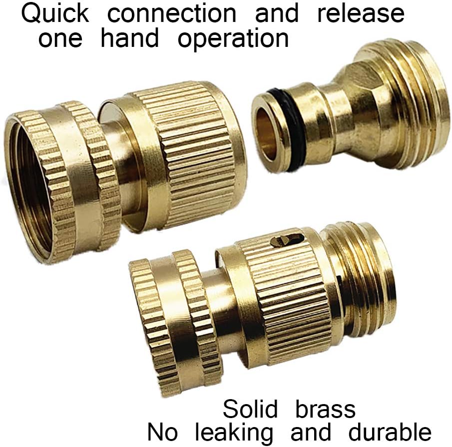 Thumbnail 1 de WANLIAN Garden Hose Quick Connector Set 3/4-inch GHT