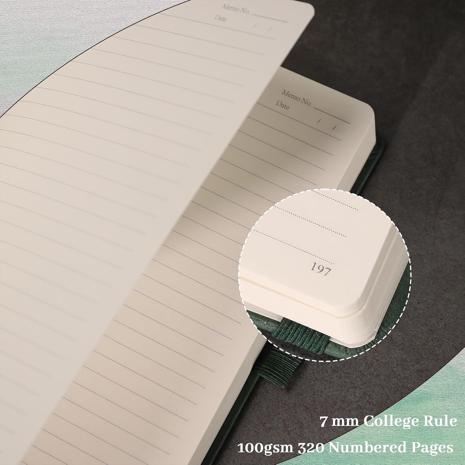 Thumbnail 2 de MGGAO Lined Journal Notebook – A5 Hardcover, 320 Pages, 100 GSM, for Writing