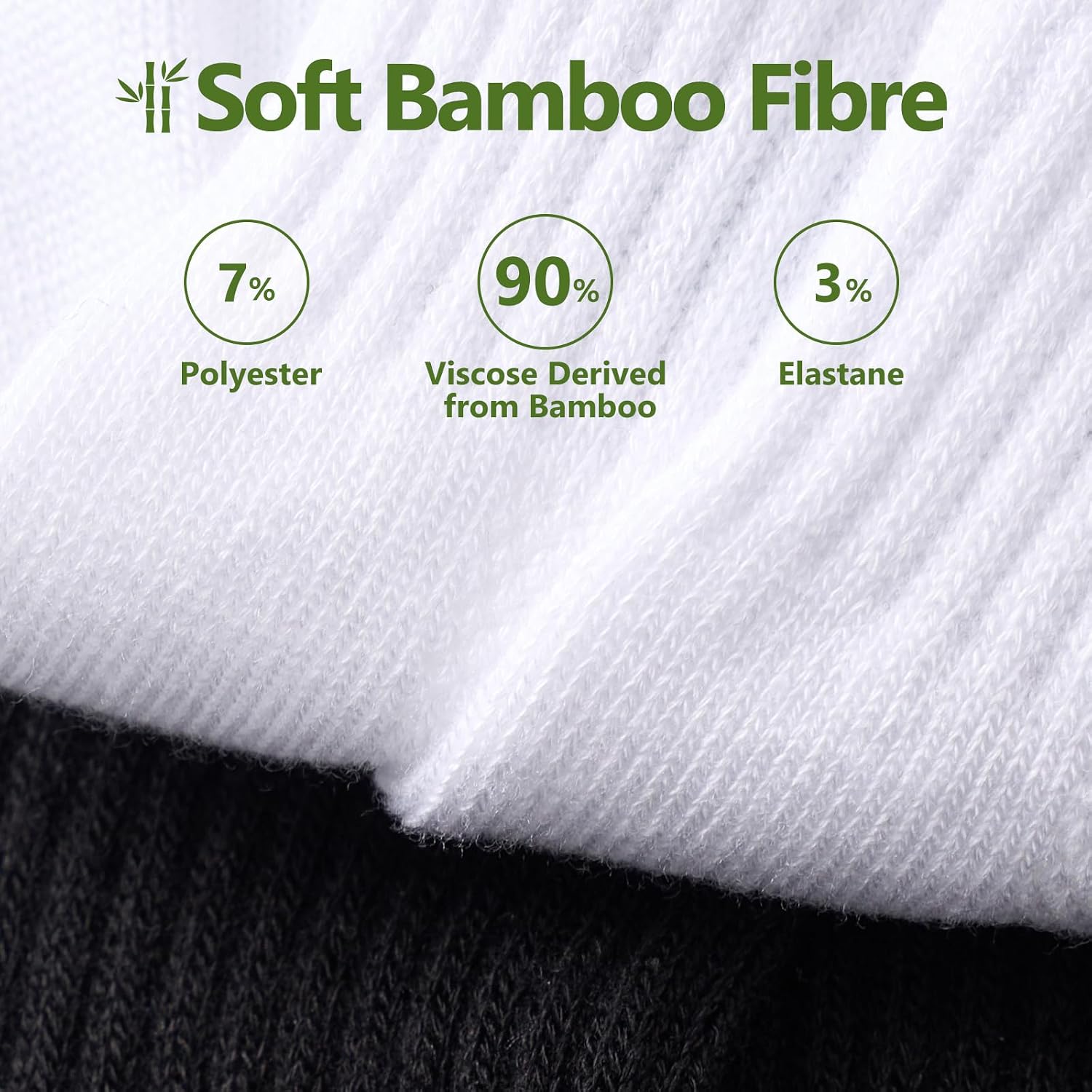 Thumbnail 3 de SockWaddles Bamboo No Show Trainer Socks – 5 Pairs (Unisex)