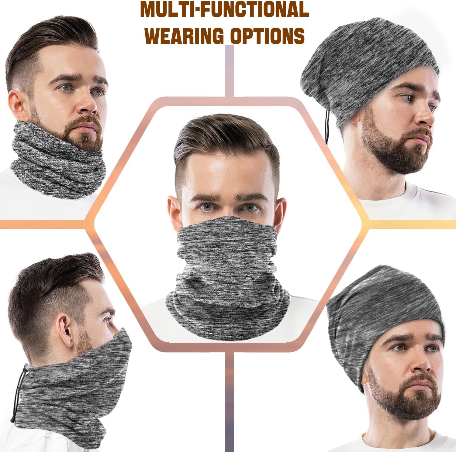 Detalle 2 de COOLOO Neck Warmer Snood windproof fleece for cycling