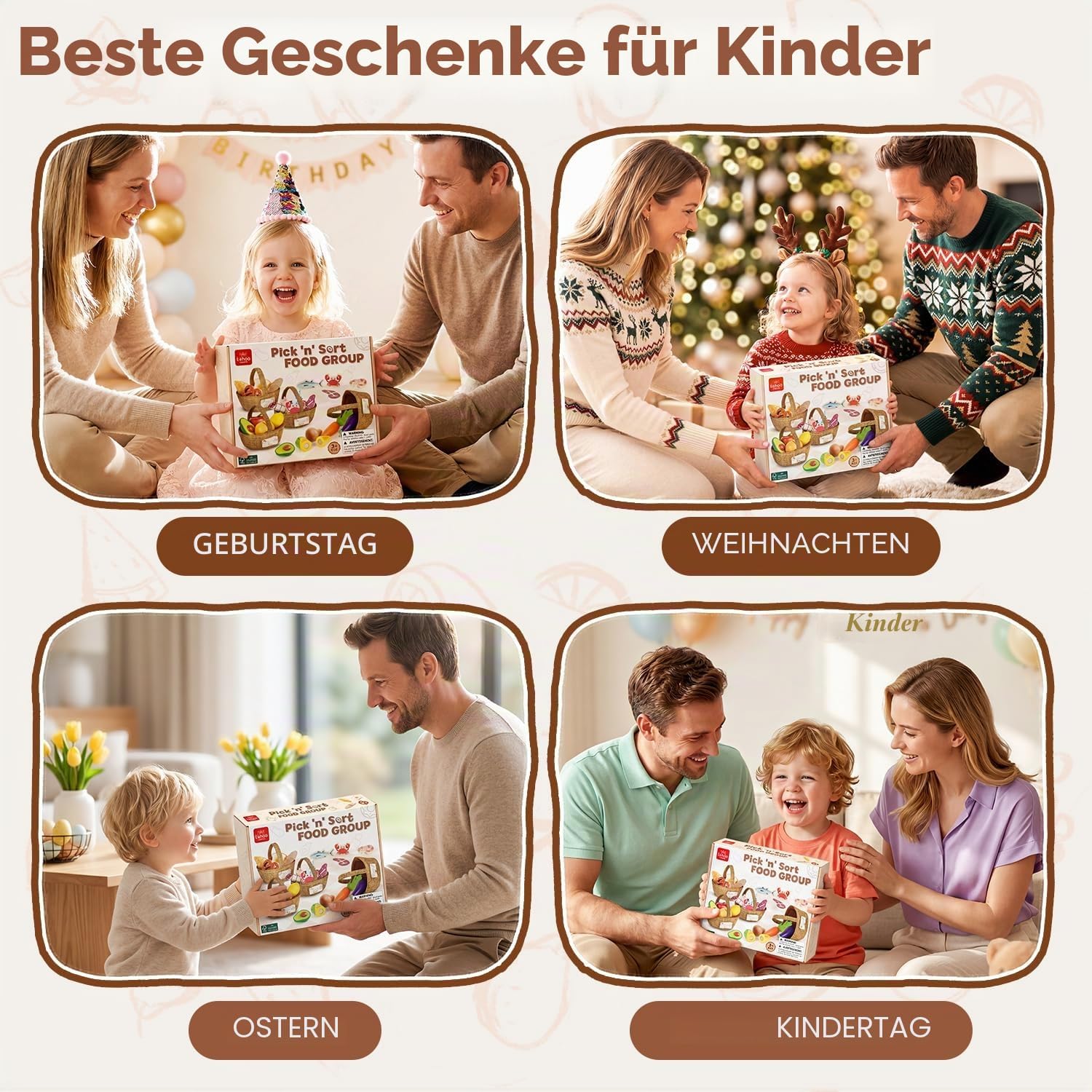 Thumbnail 5 de Lehoo Castle Kinderküche Zubehör 23 Teile 🍽