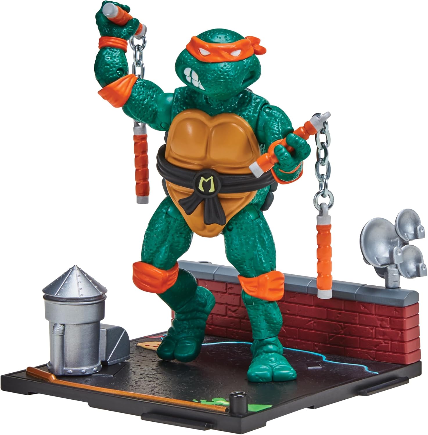 Detalle de TEENAGE MUTANT NINJA 81043 ミケランジェロ アクションフィギュア 1988年リマスター版