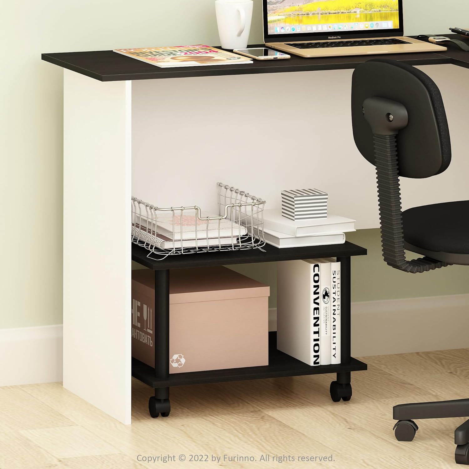 Detalle 2 de Furinno Econ Home Office supporto per CPU 2 livelli