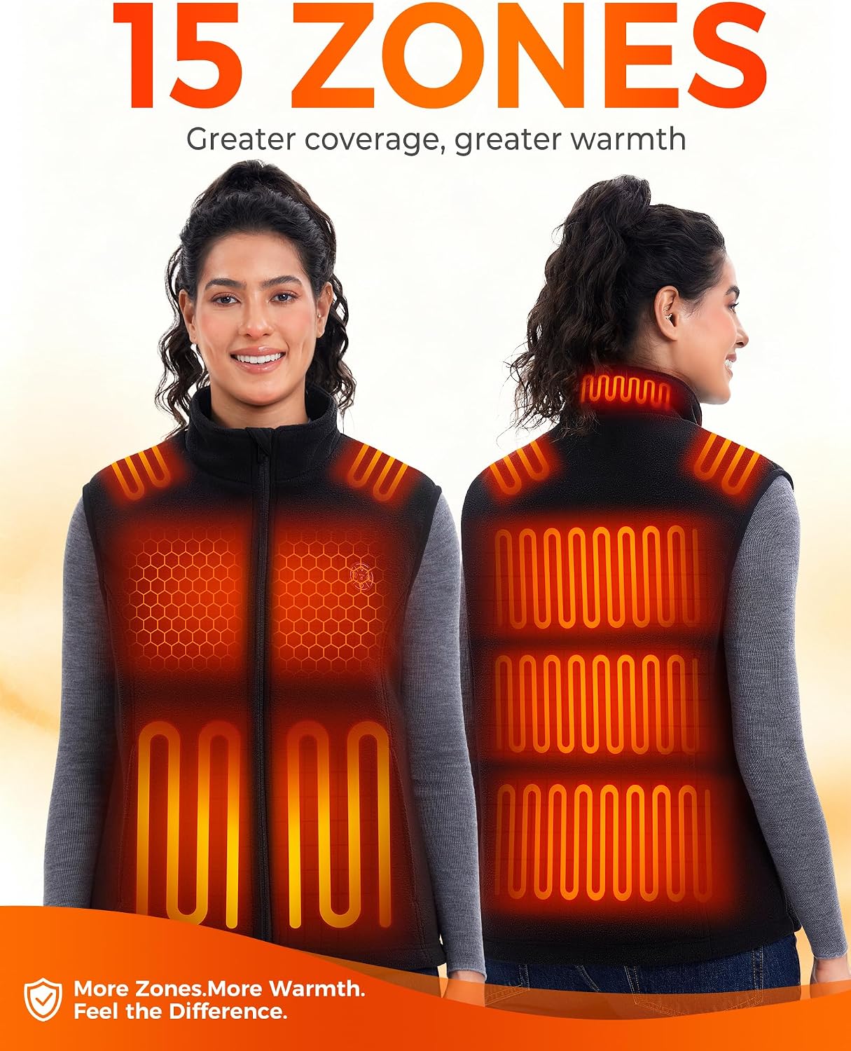 Detalle de TODWARM Heated Vest 16000mAh Battery