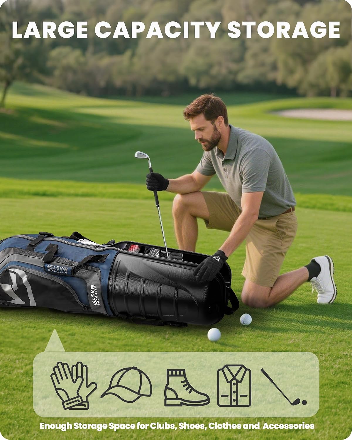 Detalle 2 de OutdoorMaster Golf Travel Bag