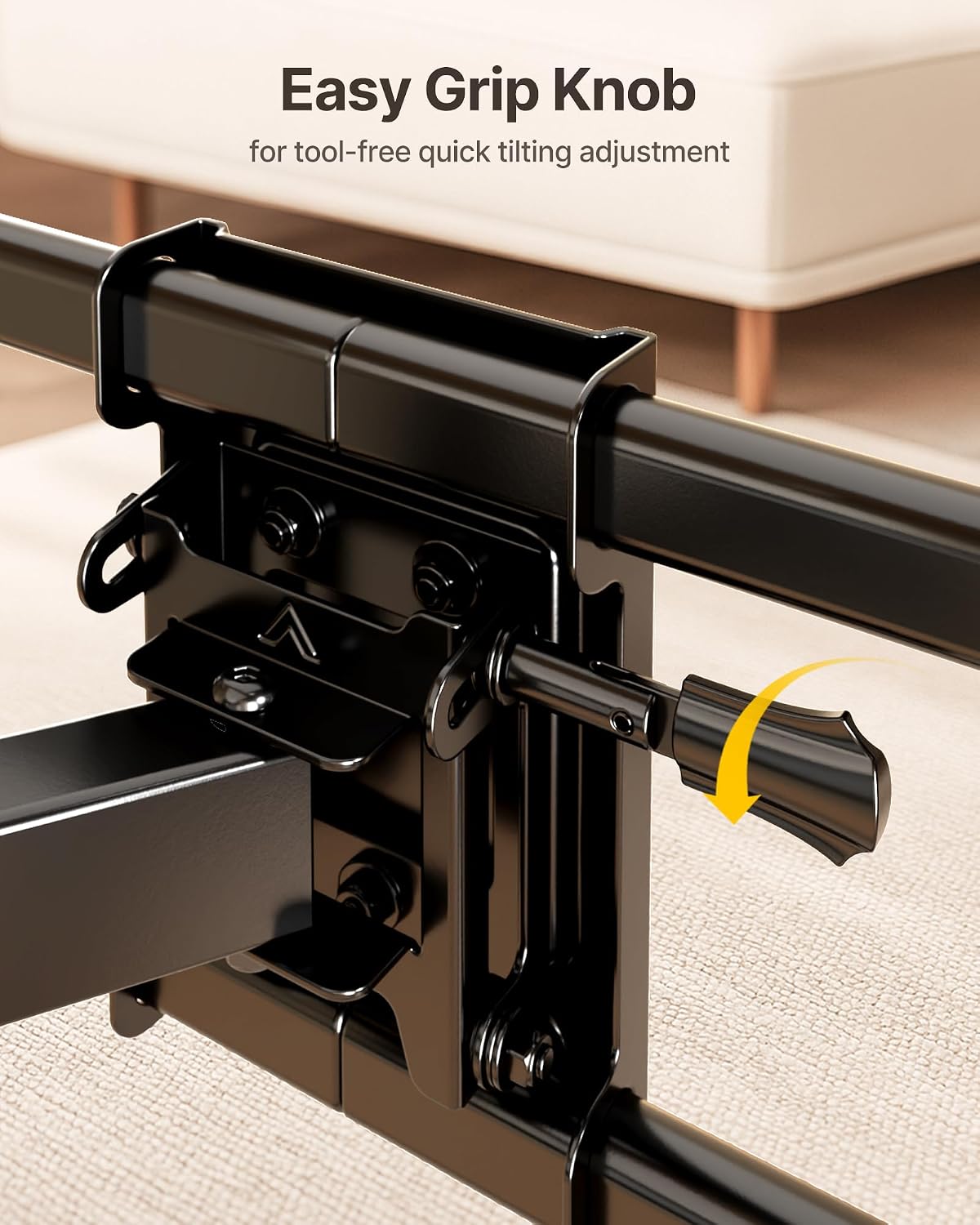 Thumbnail 6 de monTEK Full Motion TV Wall Bracket for 37–84 inch TVs up to 50kg (VESA up to 600x400) with tool-free tilt