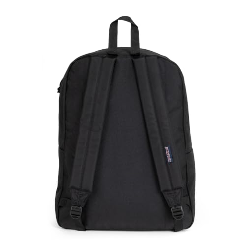 Detalle 2 de JANSPORT Superbreak One: mochila unisex negra, práctica y reconocible