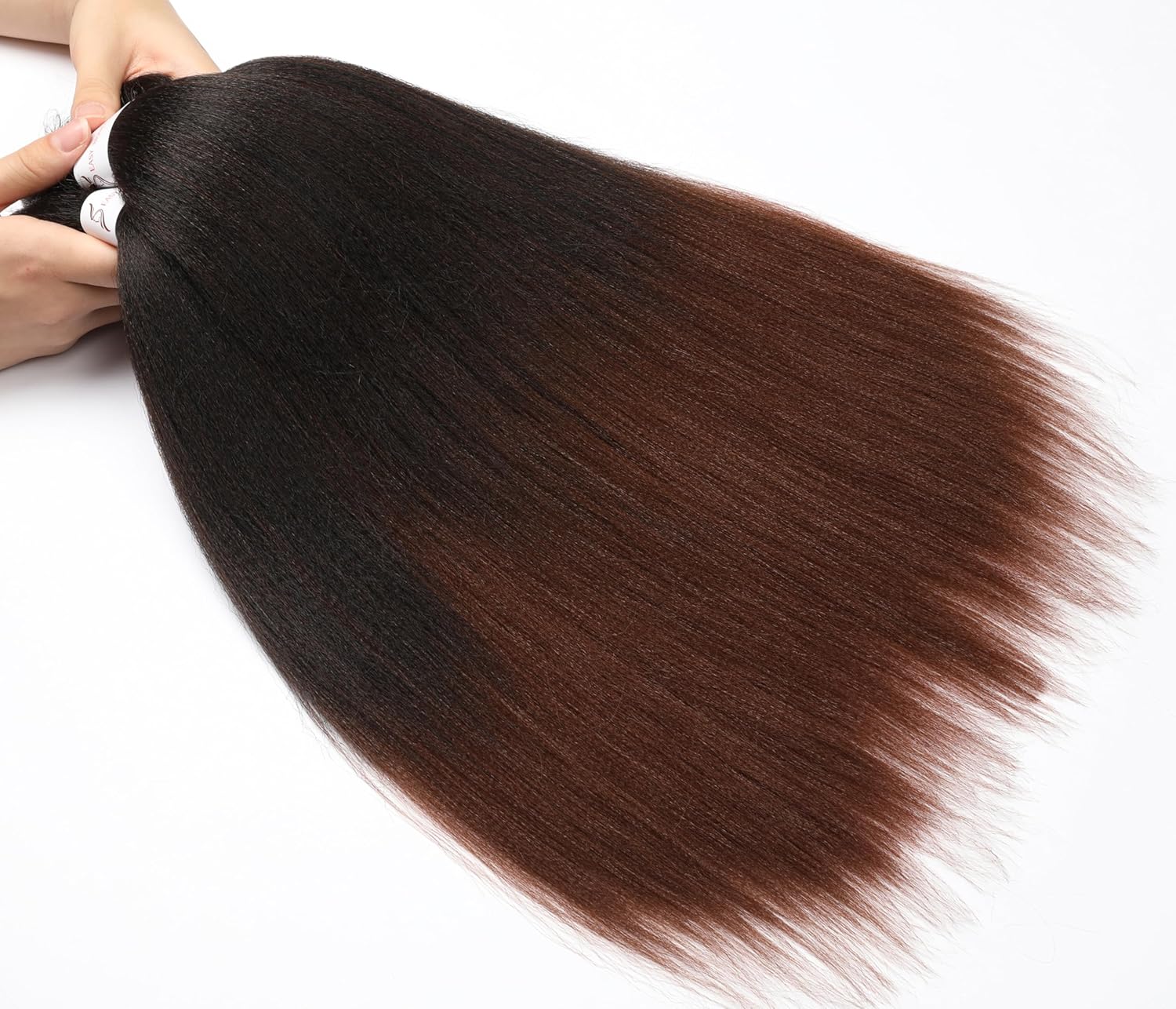 Thumbnail 6 de ShowJarlly Pre Stretched Braiding Hair – 6 paquets de 30 pouces (76 cm), couleur 1B/30#