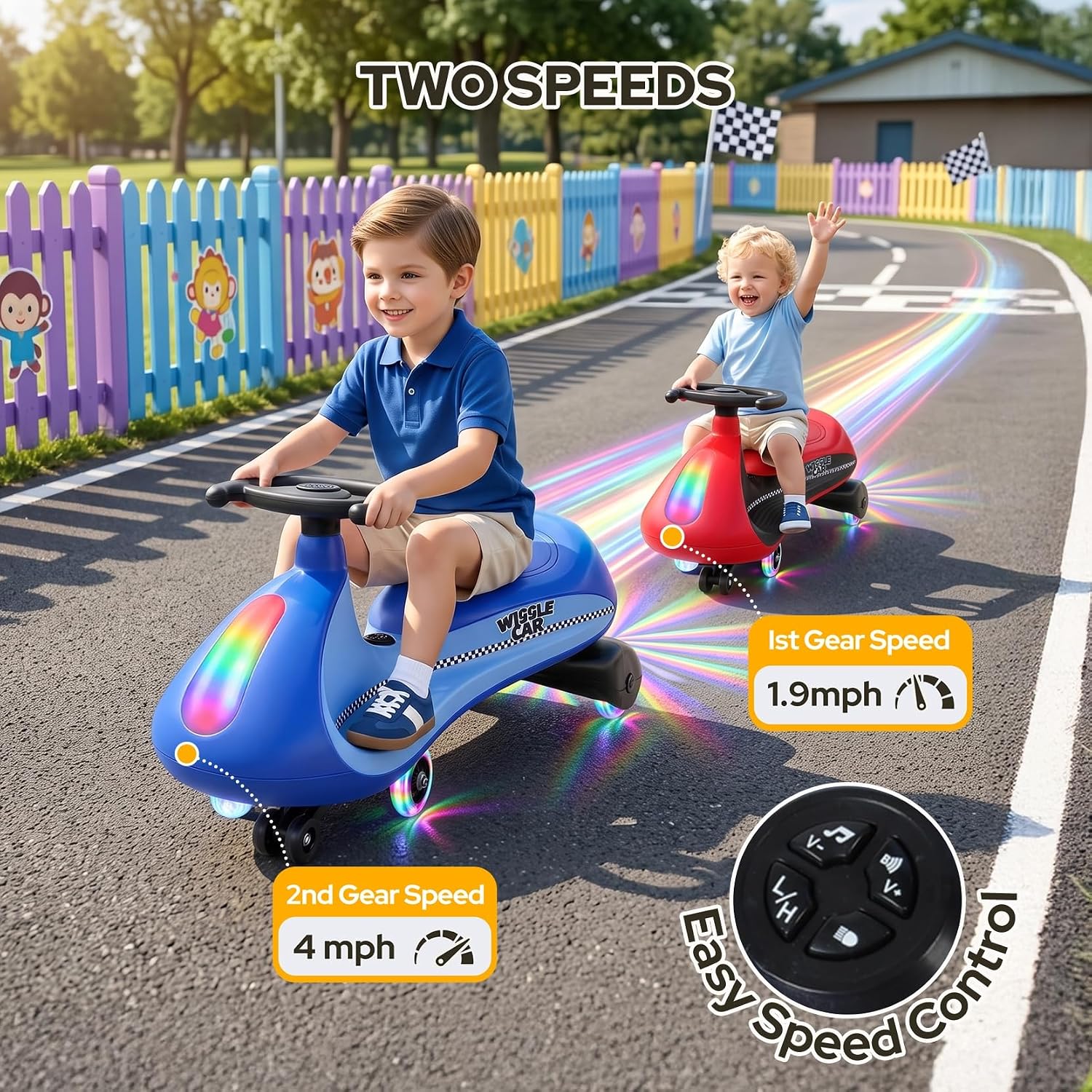 Detalle 1 de ELEMARA Electric Wiggle Car 12V