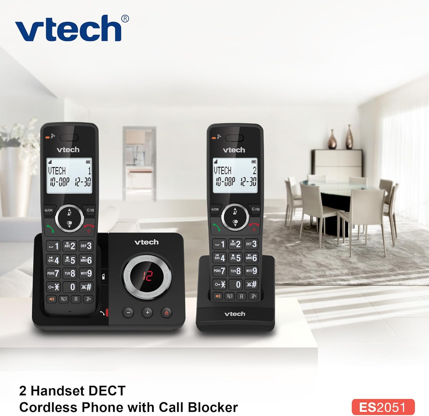 Detalle 2 de VTech ES2051 Cordless Phone 18h talk-time 📞