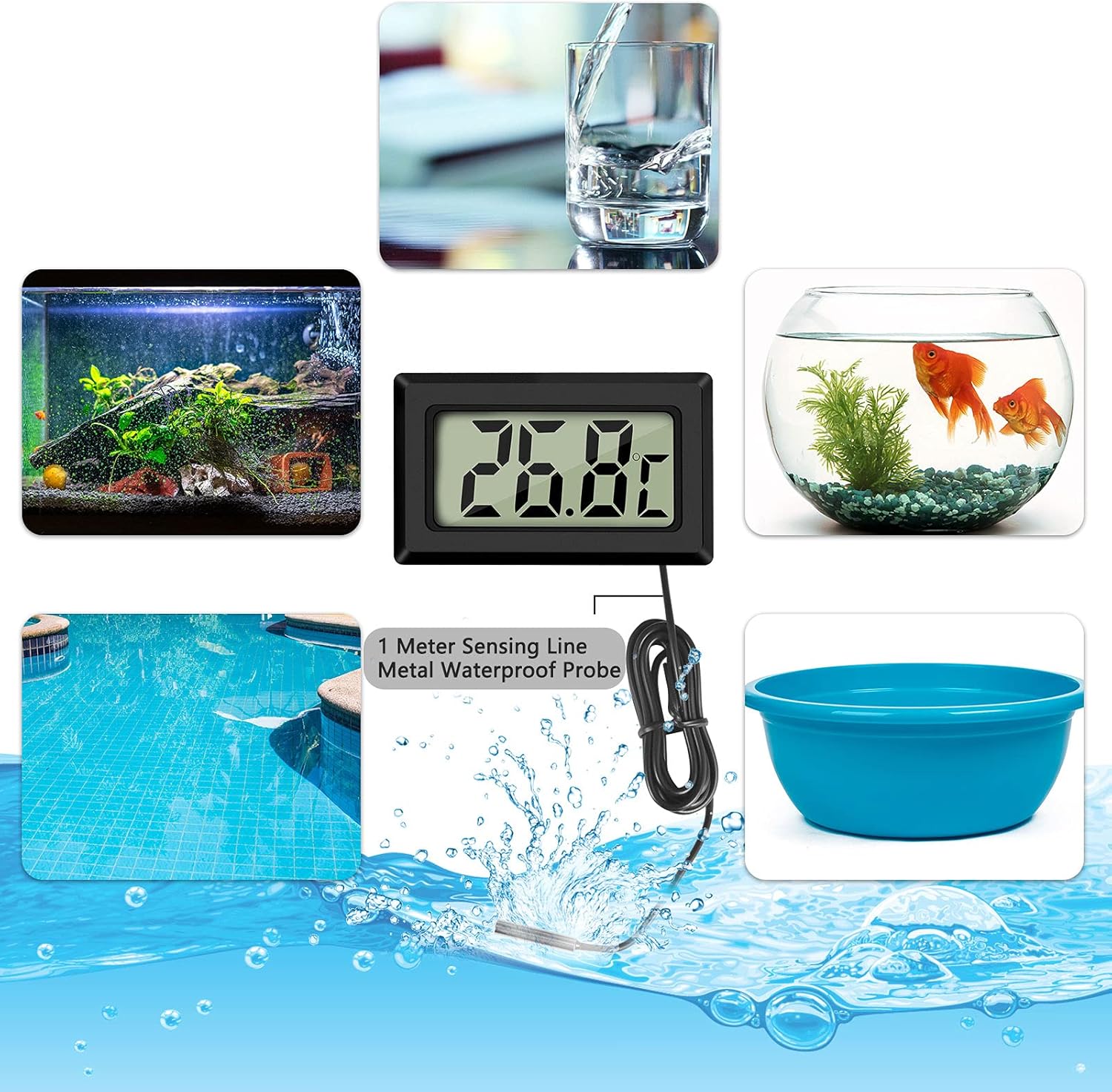 Thumbnail 4 de Thlevel Digital Reptile Thermometer 4 Pack