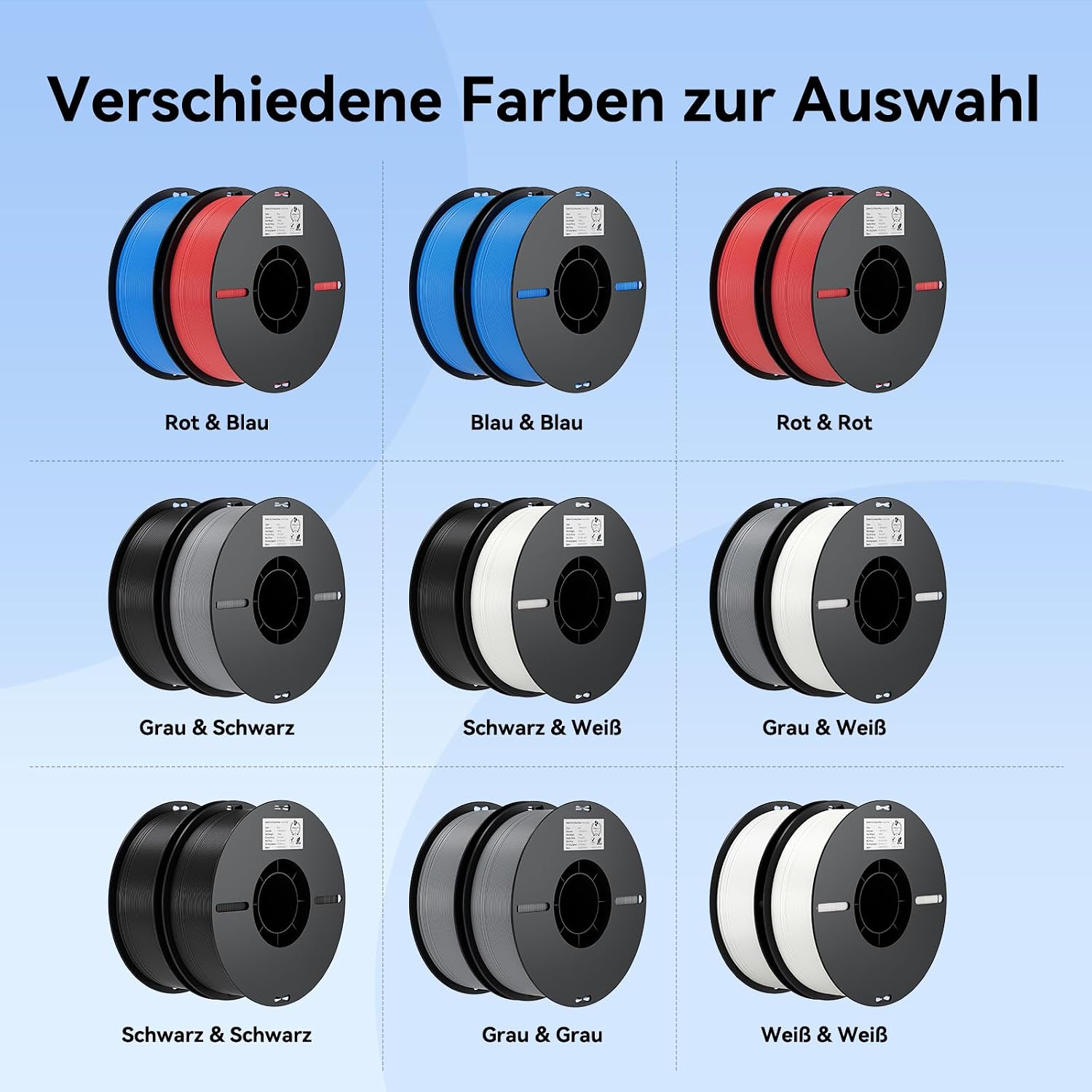 Thumbnail 6 de Creality Ender PLA Filament 1,75 mm 2 x 1 kg