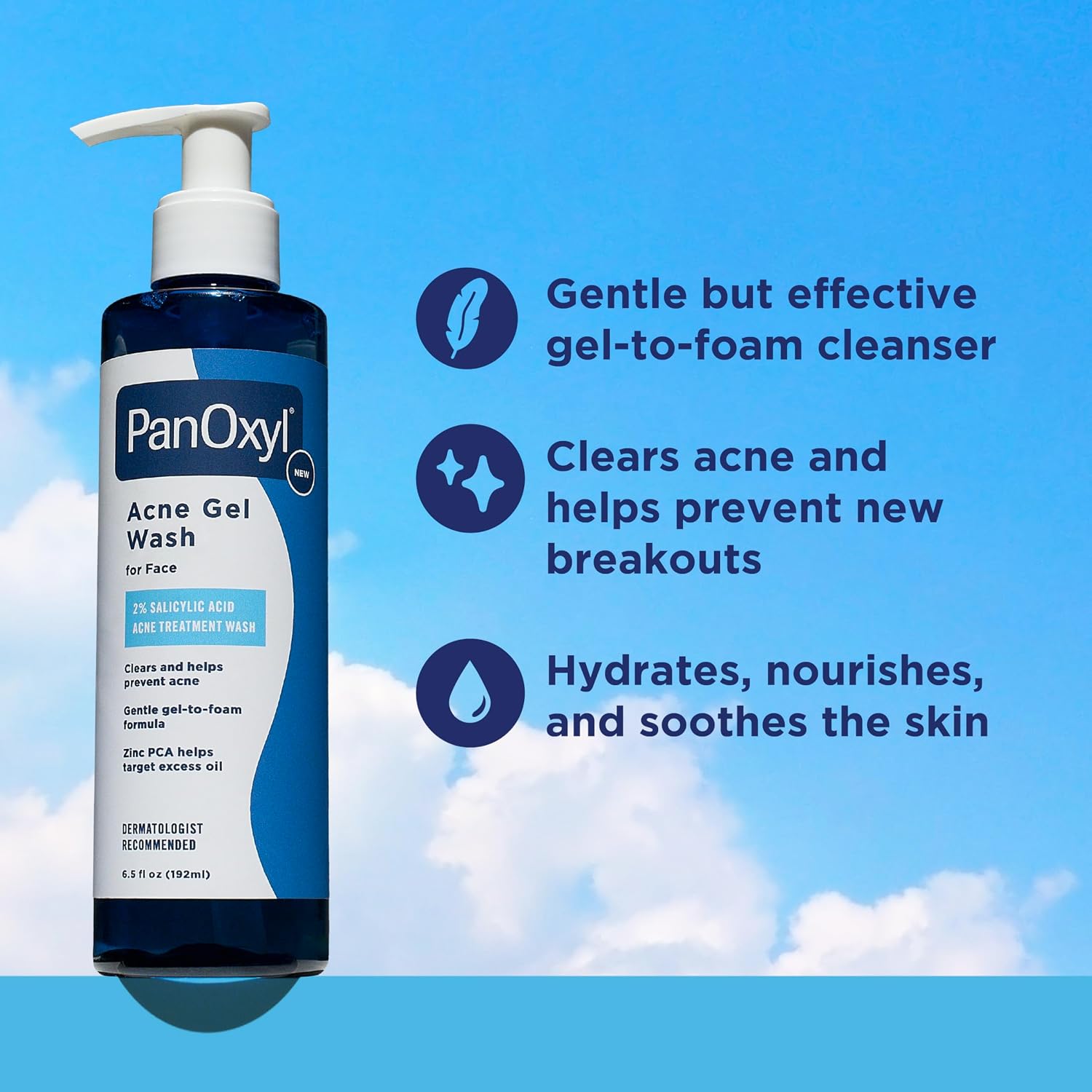 Thumbnail 2 de PanOxyl Acne Gel Wash (2% Salicylic Acid) with Zinc PCA, Aloe, and Green Tea Extract, 6.5 oz