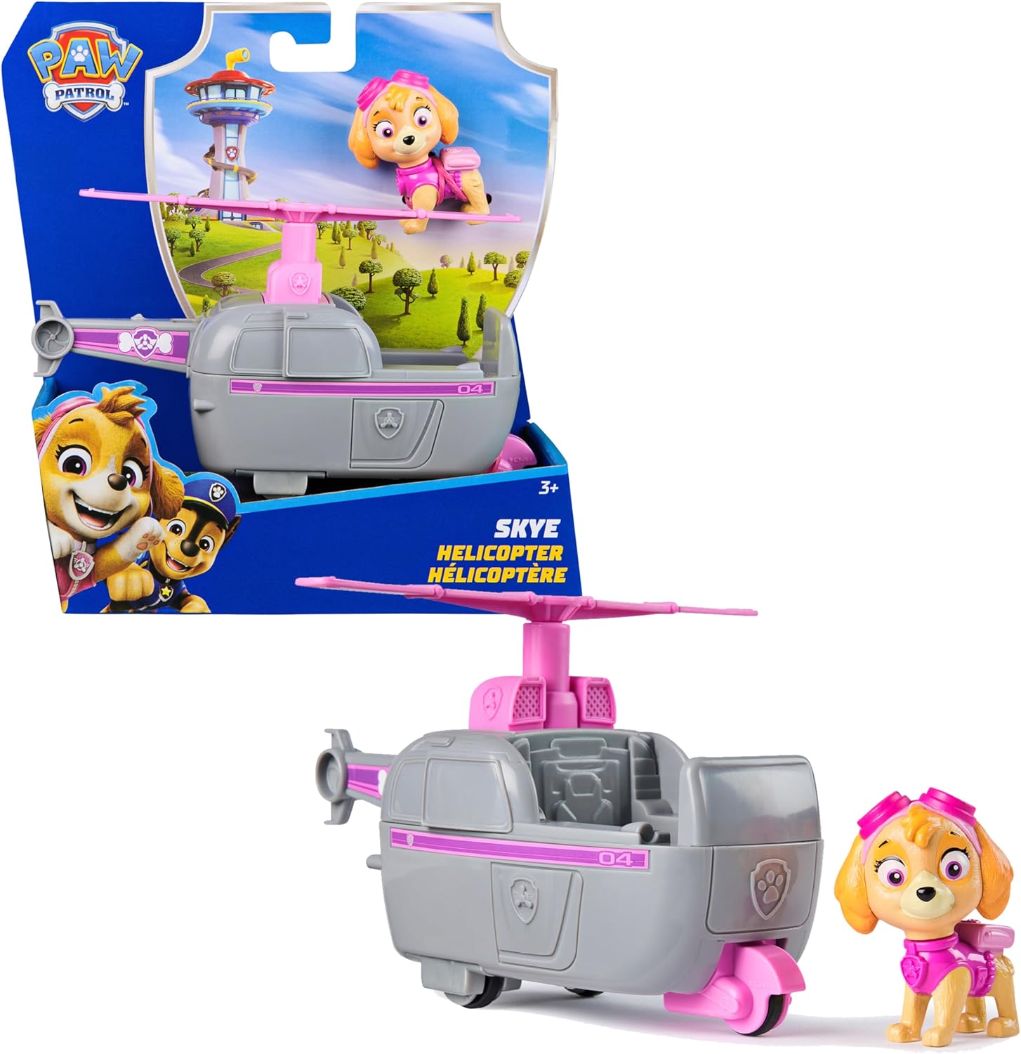 Detalle de Patrulla Canina Helicóptero y Figura Skye 🚁 Juguete 3+