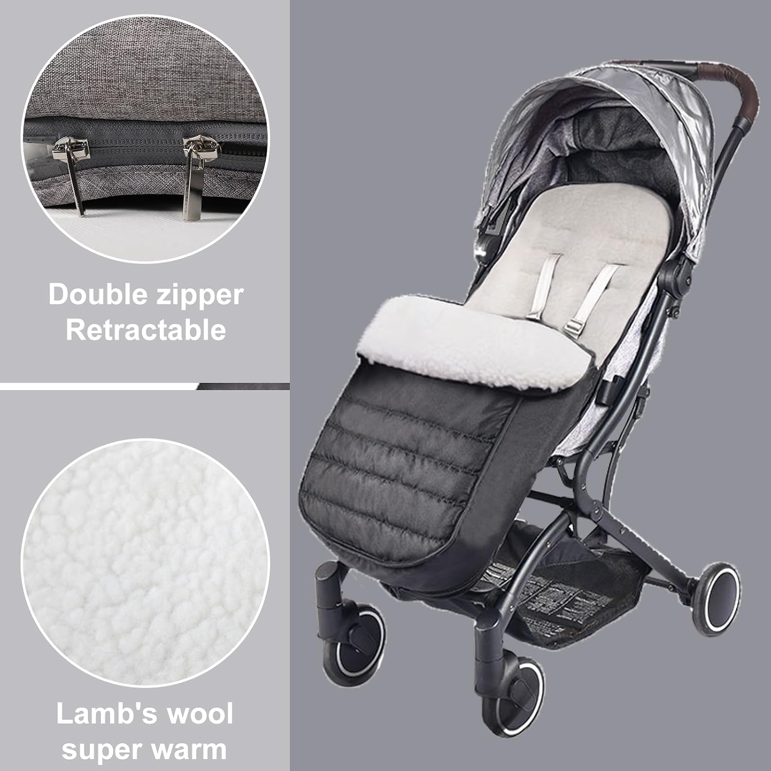 Thumbnail 4 de Cosytoes Footmuff Universal Pushchair Liner (Large)
